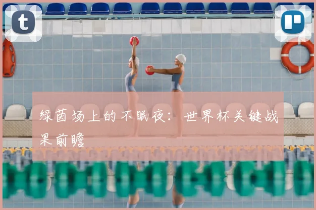 绿茵场上的不眠夜:世界杯关键战果前瞻